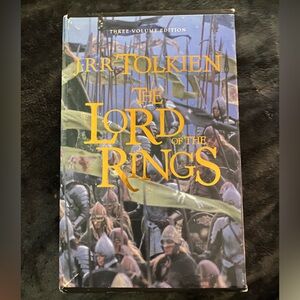 The lord of the rings three volume edition hardback